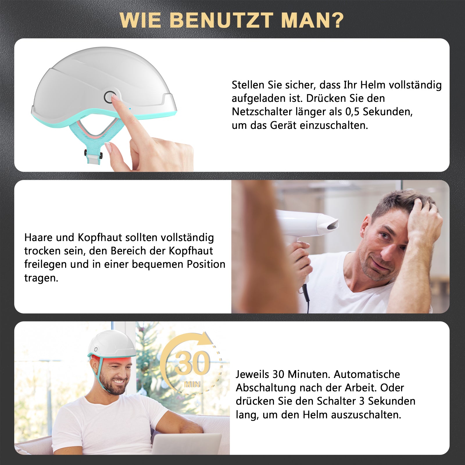 KTS® Haarwuchsbehandlungen Laserkappe