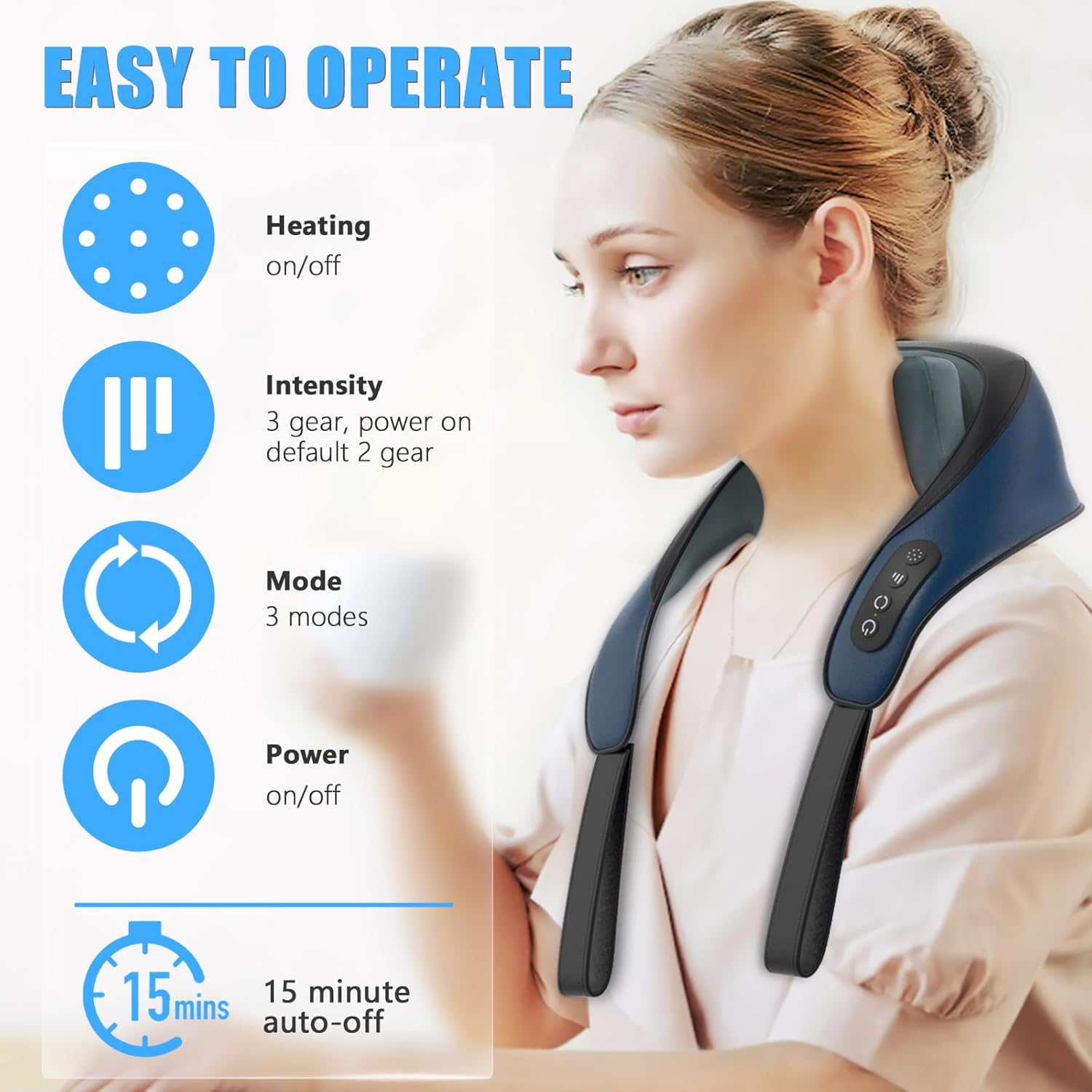 KTS Schulter- und Nackenmassagegerät zur Schmerzlinderung