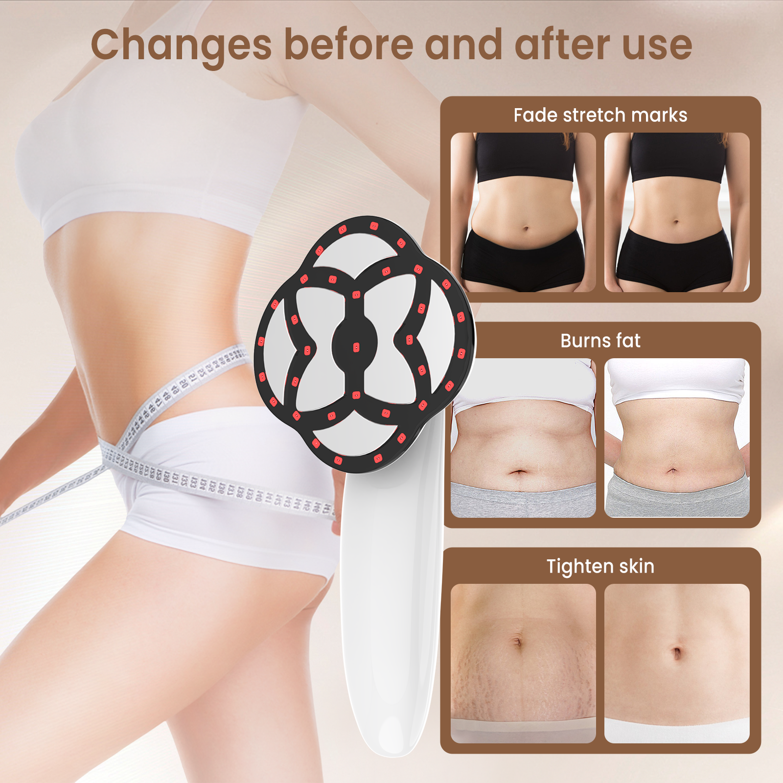EMS-Handlasergerät für elektrische Cellulite-Behandlung und Schönheit