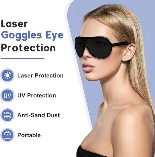 Brille zur Rot-/Blau-Laserlichttherapie