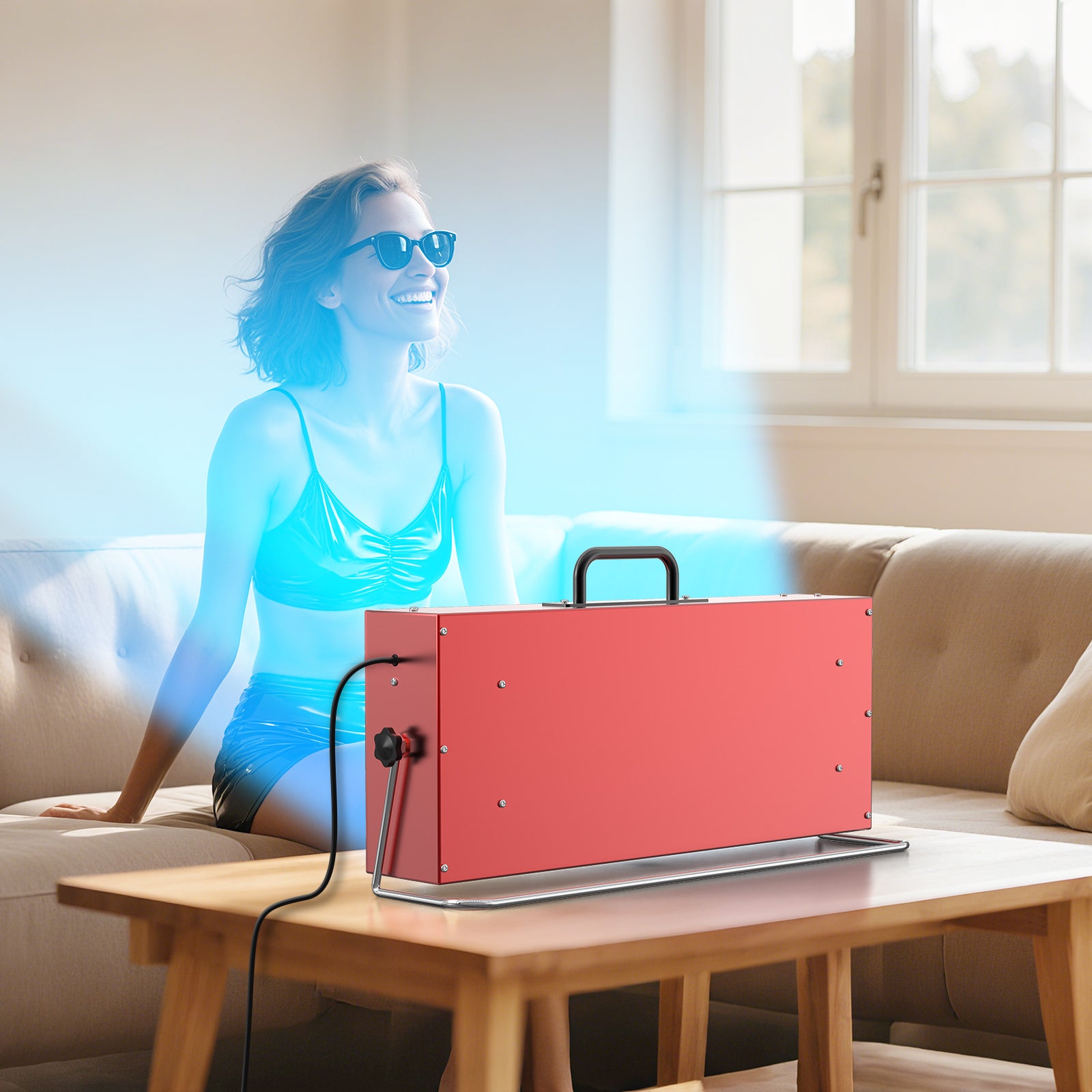 Jitesy Sun Innenverstellbare UVB/UVA-Bräunungslampe für Zuhause 5.0