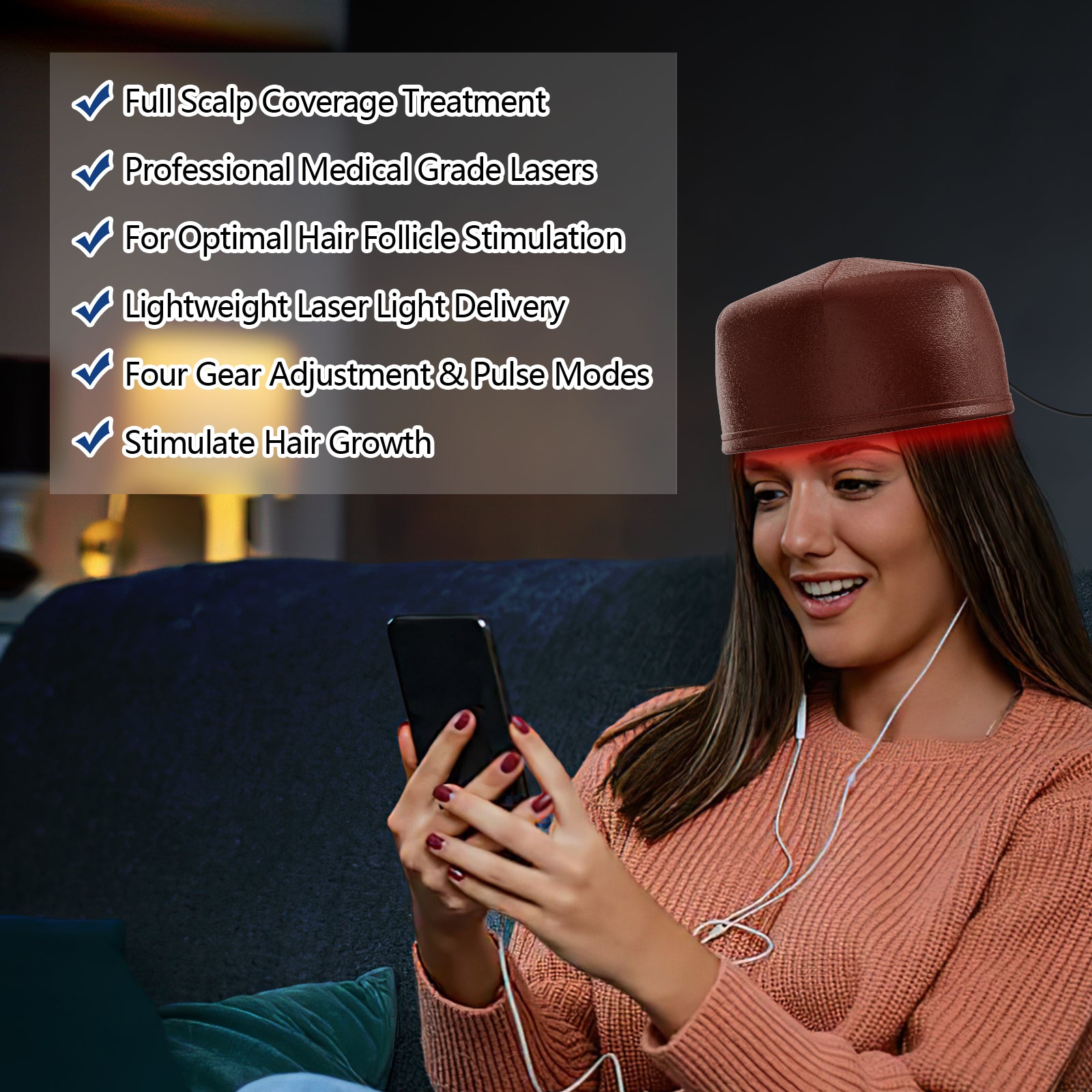 KTS® Laser-Haarwuchskappe 1.0 Pro