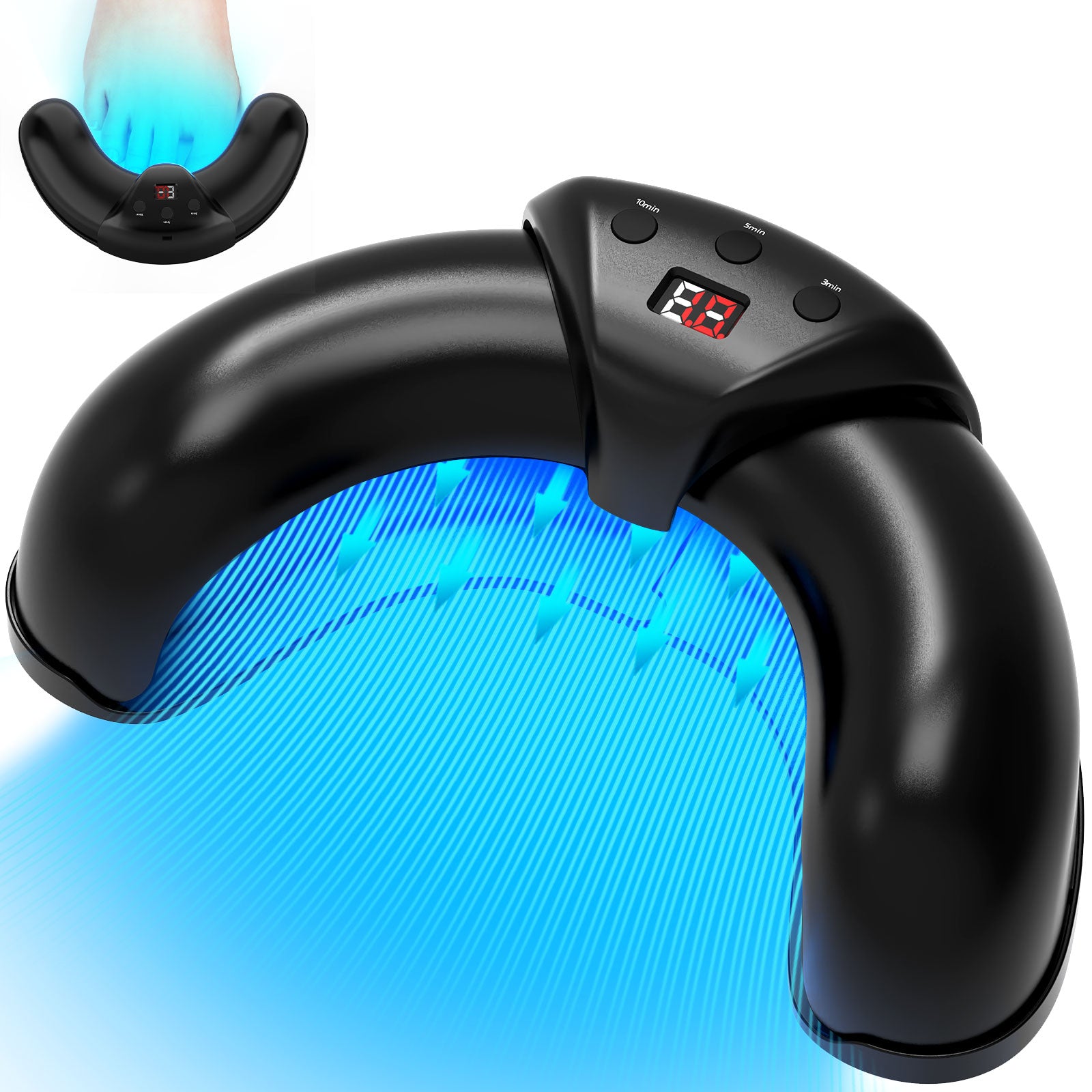 Nagelpilz-Licht für mehrere Zehennägel