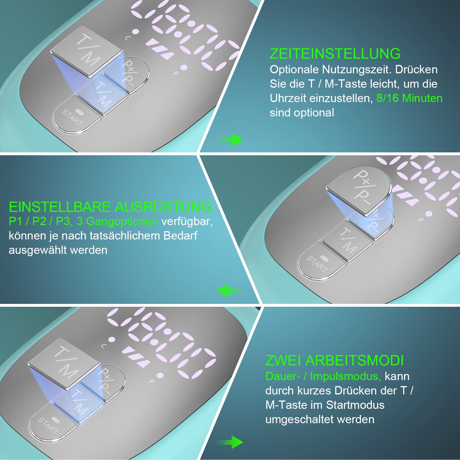 Lasertherapie-Haarwuchskamm