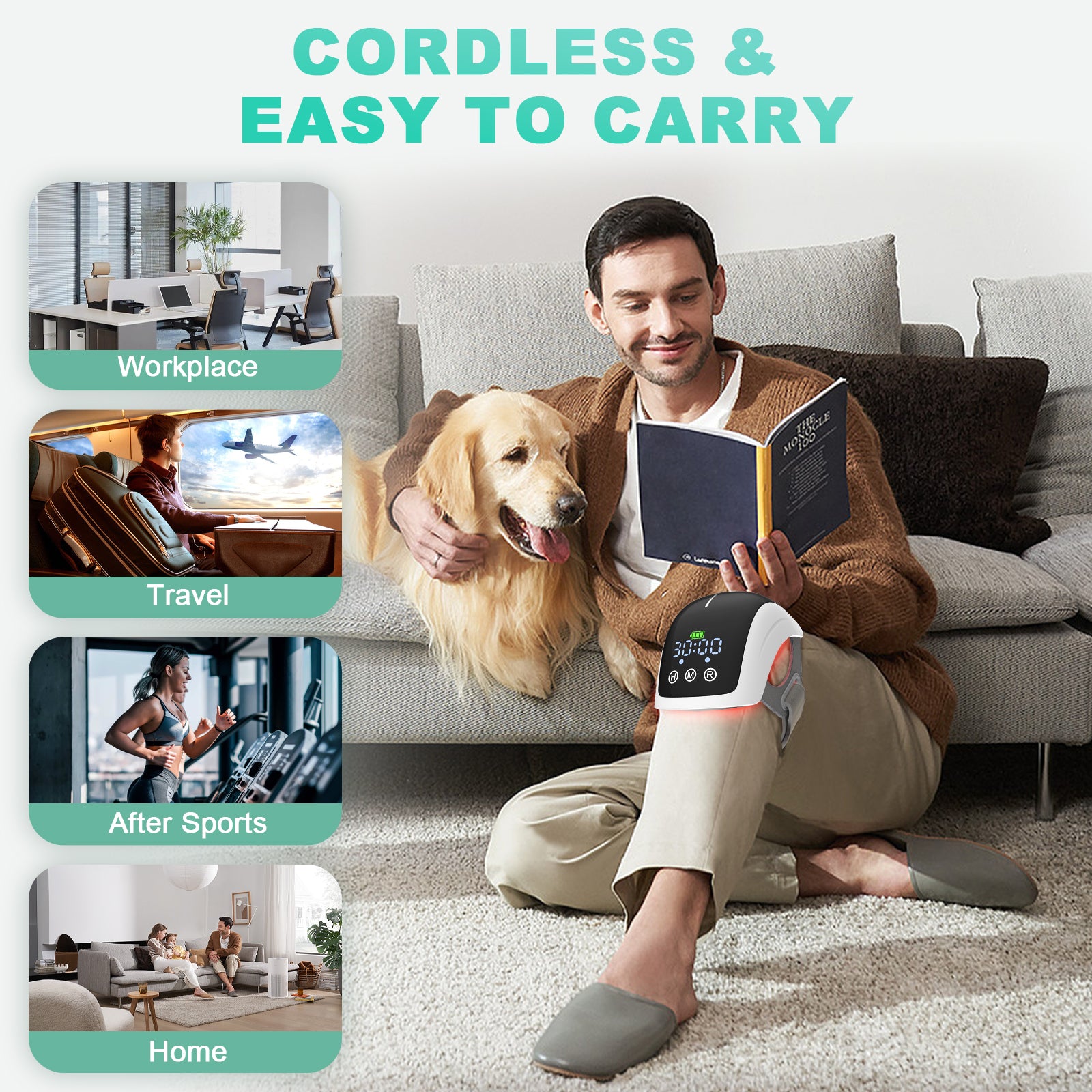 KTS® Lasertherapie Schmerztherapie-Massagegerät 2.0 *2 Stück