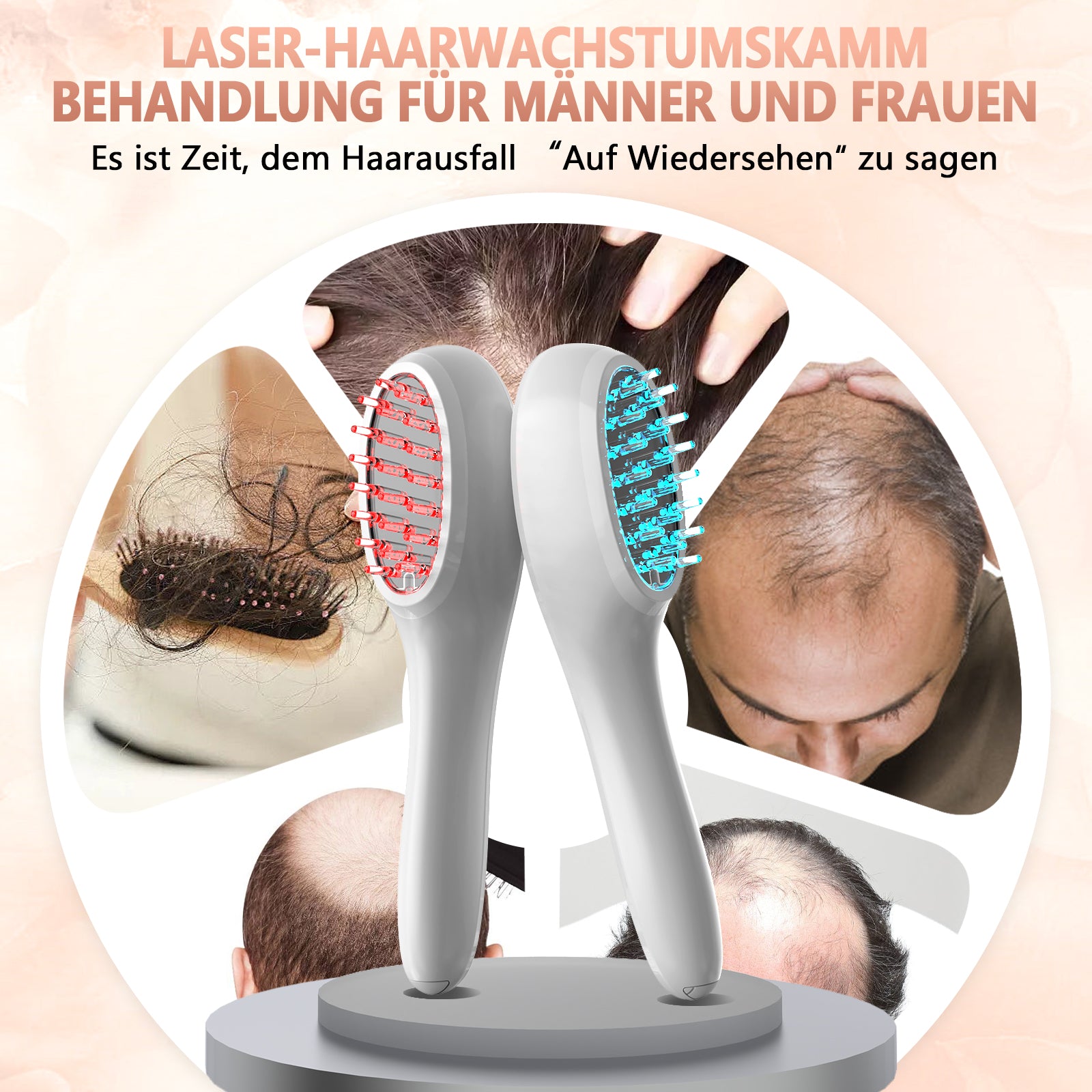 Lasertherapie-Haarwuchskamm