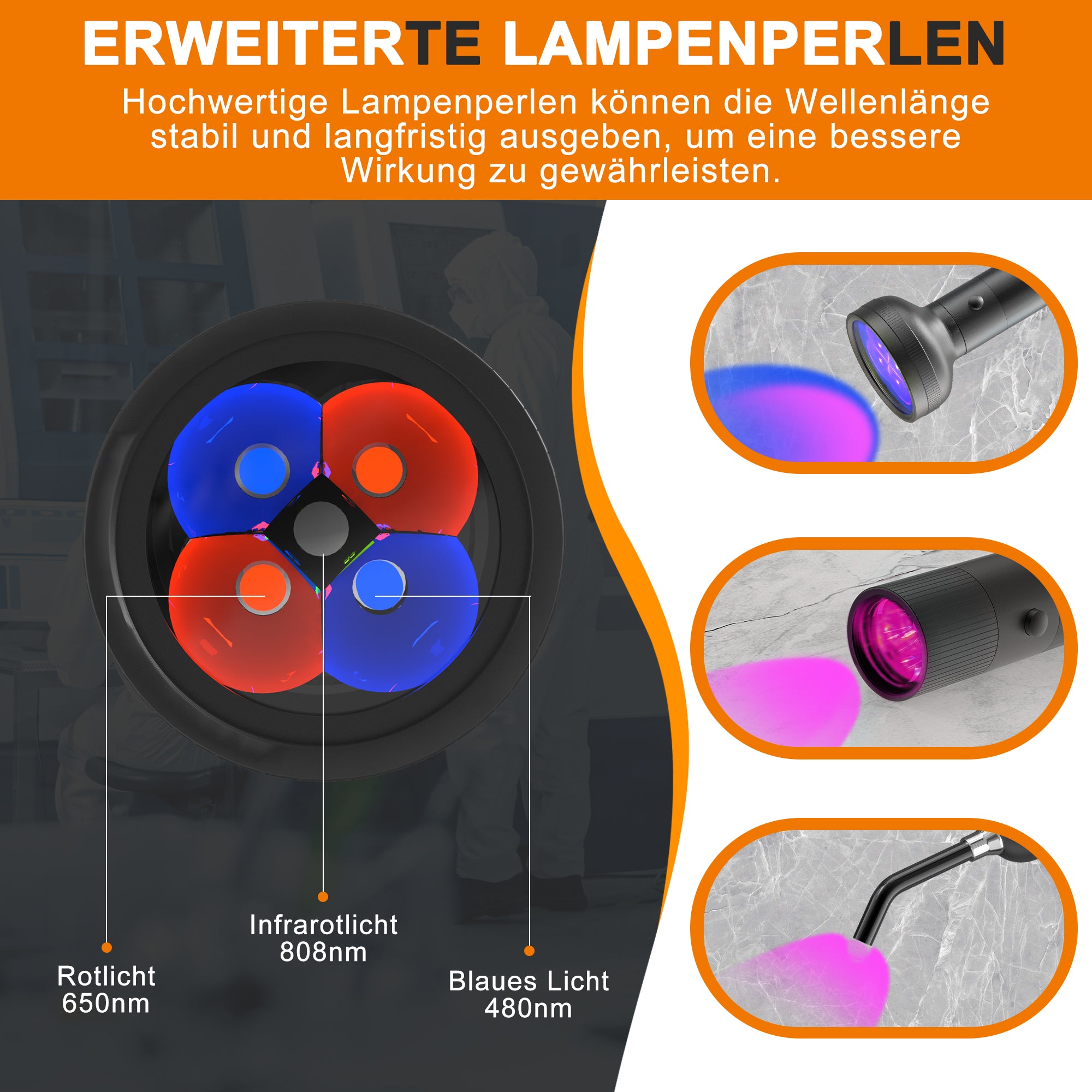 KTS® Rotlicht-Oraltherapiegerät