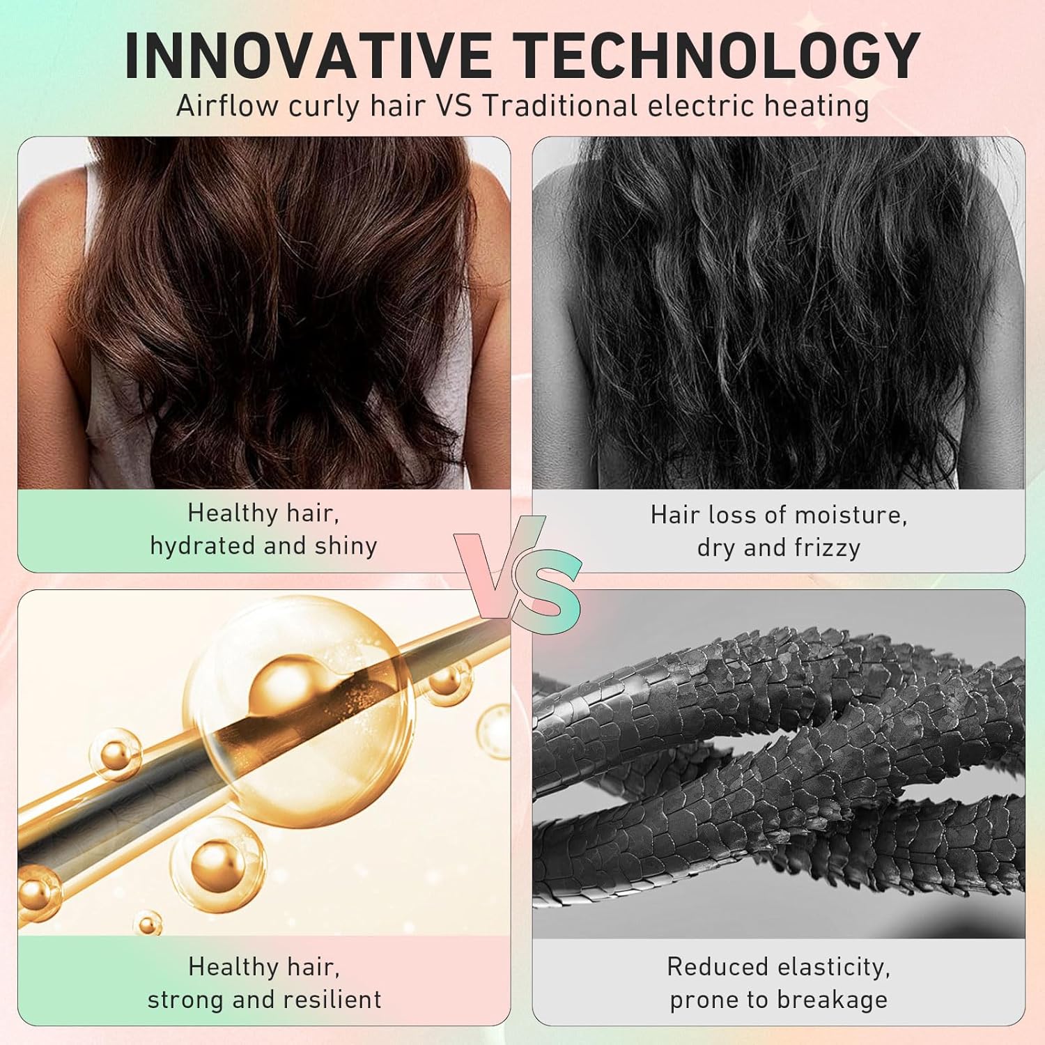 6-in-1-Haartrocknerbürste mit professionellem Air-Hair-Styler-Set