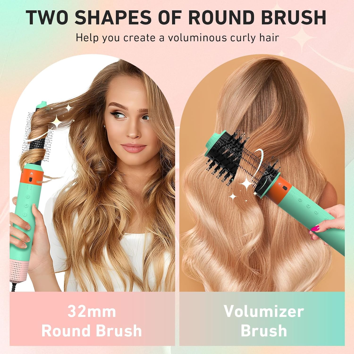 6-in-1-Haartrocknerbürste mit professionellem Air-Hair-Styler-Set