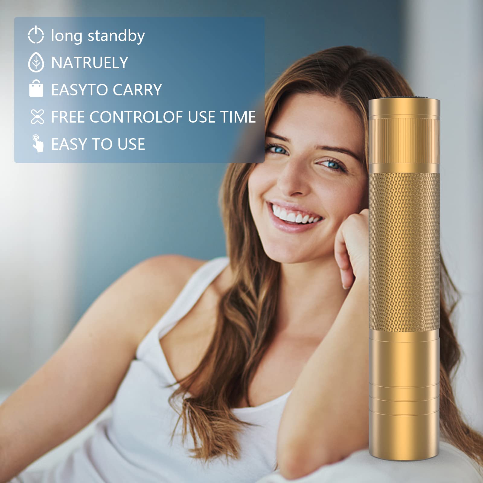 KTS® Rotlichttherapie-Taschenlampe für das Gesicht