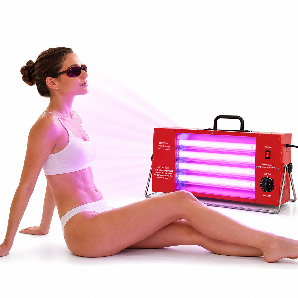 Jitesy Sun Innenverstellbare UVB/UVA-Bräunungslampe für Zuhause 5.0