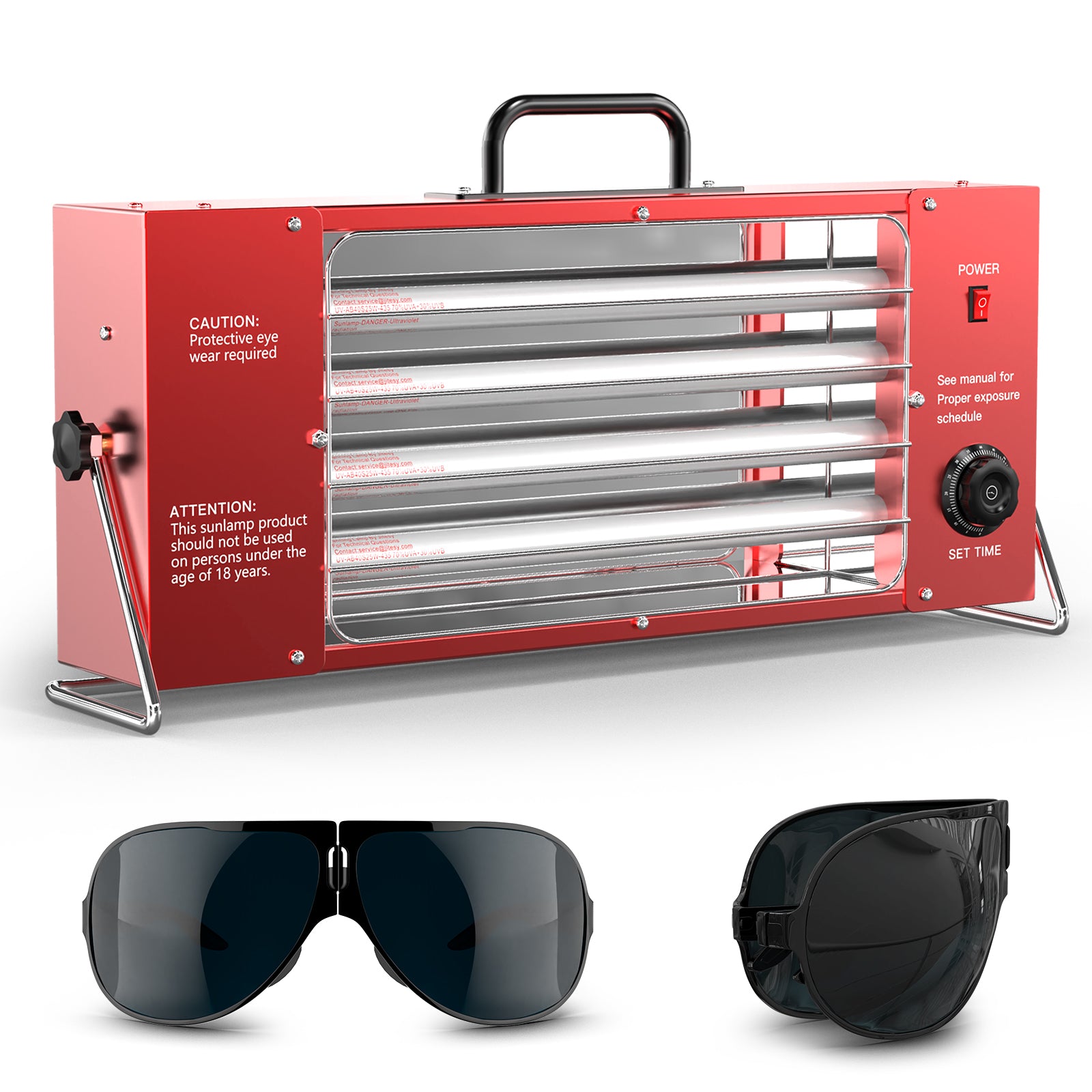 Jitesy Sun Innenverstellbare UVB/UVA-Bräunungslampe für Zuhause 5.0